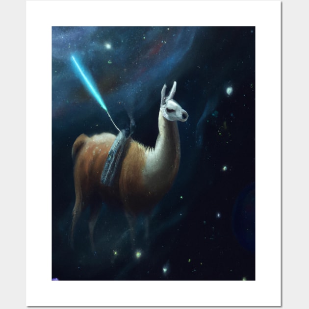 Nebu-Llama Wall Art by My Paperless Canvas